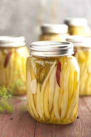 Pickled Yellow Wax Beans With Fresh Dill Yellow Wax Beans Pickling Recipes Canning Recipes