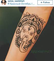 Follow This Girl This Ganesh Mehndi Is Awesome Henna Flash Tattoo Women S Tattoo Tattoos