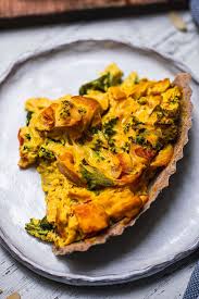 Easy Vegan Quiche With A Gluten Free Crust In 2020 Vegan Quiche Gluten Free Crust Easy Vegan