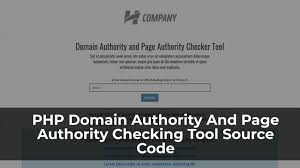 Php Domain Authority And Page Authority Checker Script Source Code