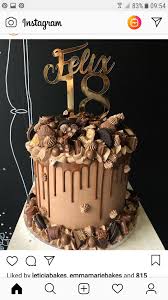 20th Birthday Cake Ideas For Guys Pin By Elisa Gomez On Drip Cakes 18th Birthday Cake For Guys Birthday Cake Chocolate Chocolate Cake Decoration