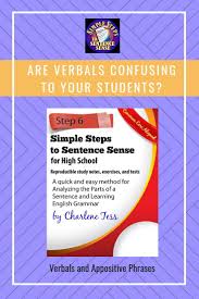 Verbal And Appositive Phrases Simple Steps To Sentence Sense Grammar Worksheets Vocabulary Lessons Sentences Grammar Skills