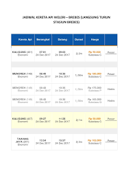 Dahulu kereta api kaligung ekspres rangkaian yang di gunakan menggunakan tanpa lokomotof naun dengan berkembangan zaman rangkaian ka kaligung saat ini telah menggunakan kemudian, untuk rute yang di lewati diantaranya adalah tegal, pemalang, pekalongan, weleri dan semaragn poncol. Jadwal Kereta Api Weleri
