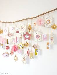 These chocolate advent calendars are quite yummy and make you surprise every day till christmas with fun loving taste of chocolates. Pink Copper Diy Advent Calendar Party Ideas Party Printables Blog