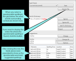 Spell Checking Manually