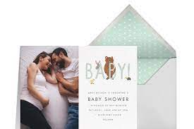 My mom and sister arranged the gift porch pick ups from our guests and dropped off their sub sandwich, soda and cookies. Baby Shower Invitation Wording Ideas Etiquette Paperless Post