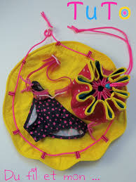 Si vous aimez la piscine ce petit tuto est un indispensable! Du Fil Et Mon Tuto Sac Pieds Secs