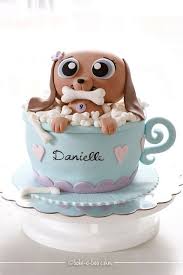 Are you thinking to yourself how do i find a cake shop near me now? Littlest Pet Shop Puppy In A Tea Cup Cake Dog Cakes Tea Cup Cake Puppy Cake