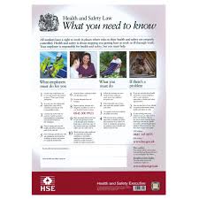 Check spelling or type a new query. Statutory Health Safety Law Poster Admor