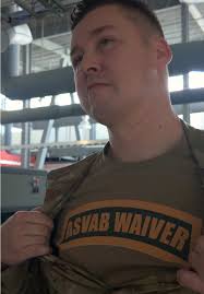 Funny Reactions to the ASVAB Waiver T-Shirt