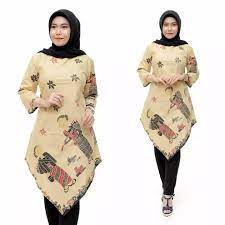 Menjual berbagai produk batik, harga bersaing. Tunik Batik Asimetris Lapis Milenia Atasan Batik Wanita Modern Lazada Indonesia