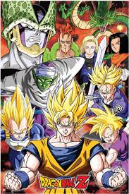 The episodes are produced by toei animation, and are based on the final 26 volumes of the dragon ball manga series by akira toriyama. Dragon Ball Z Cell Saga Poster Full Size Png Download Seekpng