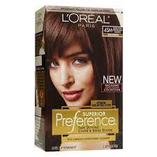 L Oreal Paris Superior Preference Fade Defying Color Shine System 6 5 Fl Oz 4 Dark Brown 1 Kit Loreal Preference Hair Color Loreal Hair Color Hair Color Mahogany