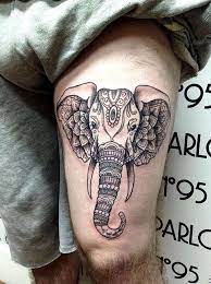40 Beautiful Mandala Tattoo Design With Their Meanings Elephant Thigh Tattoo Elephant Tattoos Henna Elephant Tattoos