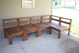 This simple table is built with being able to seat as many people comfortably as possible, creating a table that is practical but also makes a big design impact. More Like Home 2x4 Outdoor Sectional