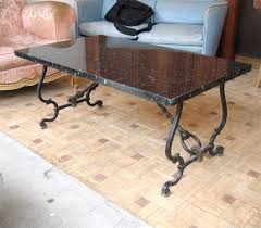 A dining table finished height is normally 30 to 31 inches high; Iron Table Bases For Granite Tops Iron Coffee Table Granite Dining Table Pads Iron Coffee Table Coffee Tables For Sale Stylish Coffee Table
