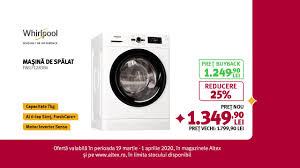 Cu mașina de spălat nu trebuie să frecați hainele cu mâna sau să le stoarceți pentru a scoate apa de la. MaÈ™inÄƒ De SpÄƒlat Rufe FrontalÄƒ Whirlpool 7kg 1200rpm Clasa A Altex Ro Youtube