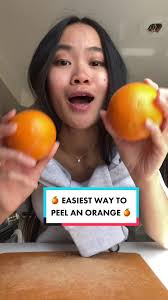오렌지 손으로 까는 법