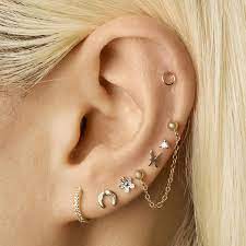tiny zodiac stud in 2021 bar stud earrings flower earrings studs gold bar earrings