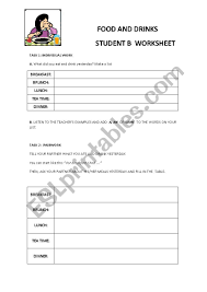 Maybe you would like to learn more about one of these? Pairwork What Did You Eat Yesterday Esl Worksheet By Apascual