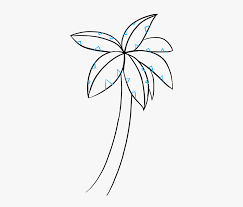 Palm tree drawing step by step. How To Draw Palm Tree Easy Cartoon Palm Tree Hd Png Download Transparent Png Image Pngitem