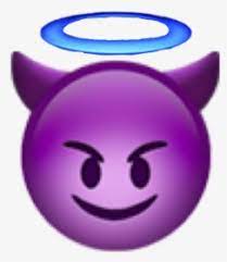 Whatsapp has its own emoji designs which are displayed on all whatsapp for android and whatsapp web. Devil Angel Emoji Emoticon Whatsapp Instagram Transparent Purple Devil Emoji Hd Png Download Transparent Png Image Pngitem