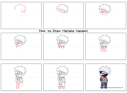 Character drawing naruto sketch work cartoons easy drawings sketches sketches superhero coloring superhero coloring pages anime character drawing naruto sketch drawing. How To Draw Hatake Kakashi From Naruto Step By Step Cute Easy Drawings