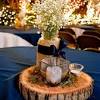 Navy rustic fall themed wedding bouquets. 1