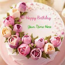27 Awesome Photo Of Happy Birthday Flower Cake Davemelillo Com Happy Birthday Cake Images Happy Birthday Flower Cake Happy Birthday Cakes