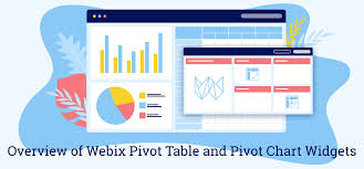 overview of webix pivot table and pivot chart widgets