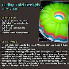 Puding laici memang terkenal, ianya juga kerap dijual dek kerana popularitinya. Puding Laici Berlapis Recipes