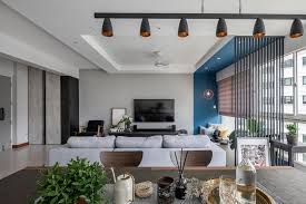 Strips of wood envelop the entire living room area, which blends in with the verdant scenery outside the window. Make The Most Of Your 5 Room Hdb With Fresh Layout Ideas Qanvast
