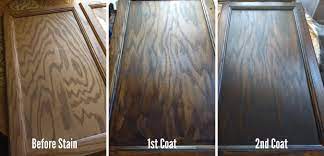 This kitchen has a lot of wood in it, but because the cabinetry color is not a typical wood tone, there's enough variation to keep it from appearing. 10 Best Gel Stain Tips For Beginners Budgeting For Bliss