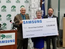Second harvest continues efforts as food demands spike. Samsung And Harvest Hope Food Bank Partner To Feed South Carolina Veterans Samsung Us Newsroom
