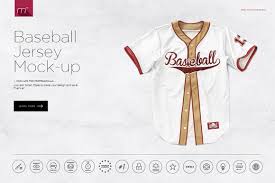 Baseball Jersey Mock Up Shirt Mockup Baseball Jerseys Mockup