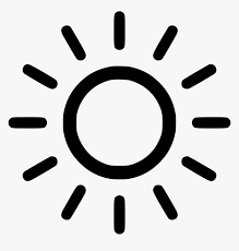 Sun png black and white. Shine Simple Black And White Sun Hd Png Download Kindpng