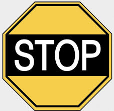 Black And Yellow Signs From Around The World Australian Yellow Vintage Stop Sign 1956 1964 Stop Sign House Party Creative Curriculum