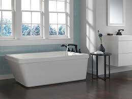 If you like soaker tub free standing, you might love these ideas. 60 In X 32 In Freestanding Tub With Integrated Waste And Overflow Db256406 6032wh Delta Faucet