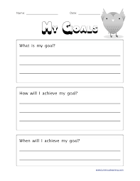 Goal Setting To Raise Achievement Learning Goals Goal Setting Template Goals