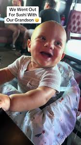 Delicious Sushi Lunch with Our Grandson