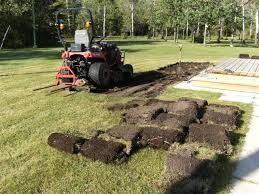 Water to dampen the bare soil and start laying sod immediately after delivery. Homemade Sod Cutter Thingy Garden Tractor Forums
