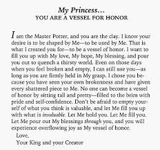 Empty Yourself And Let God Fill You You Are A Vessel For Honor 2 Timothy 2 20 21 Gods Princess Words Christian Quotes
