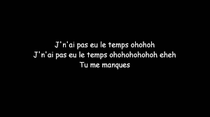 Contextual translation of as tu eu le temps into english. Ridsa Feat Willy William Je N Ai Pas Eu Le Temps Paroles Youtube