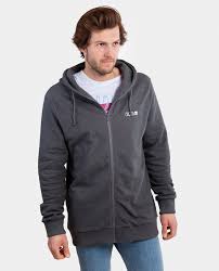 Tissu 80 % coton et 20 % polyester pour une chaleur accrue. Sweat Bio A Capuche Zippe Pour Homme By Ethics
