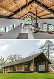 Ein Schoner Neu Erstellter Stall In Den Niederlanden Die Stildateien Erstellter Niederlanden Schoner S Modern Barn House Barn Style House Building A House