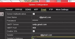 For port, you can use either 587 or 465. How To Setup Dvr S Smtp Mail Notification