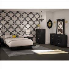 What bedroom set material is most durable? Full Queen Black Wood Platform Bed 5 Piece Bedroom Set Walmart Com Walmart Com