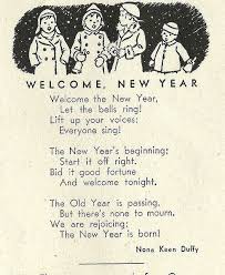 Pin By Yvonne Valdez On Vintage Photos New Year Poem Vintage Happy New Year Childrens Poems