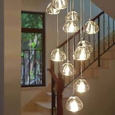 Modern Crystal Ball Chandelier Lighting Staircase Lamp Living Room Bedroom Decor Chandeliers Kitchen Island Indoor Light Fixture Chandeliers Aliexpress