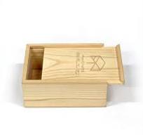Wholesale Custom Eco-Friendly Pine Wood Rectangle Unfinished Box Essential Oil Perfume Tabletop Storage Polished Technique